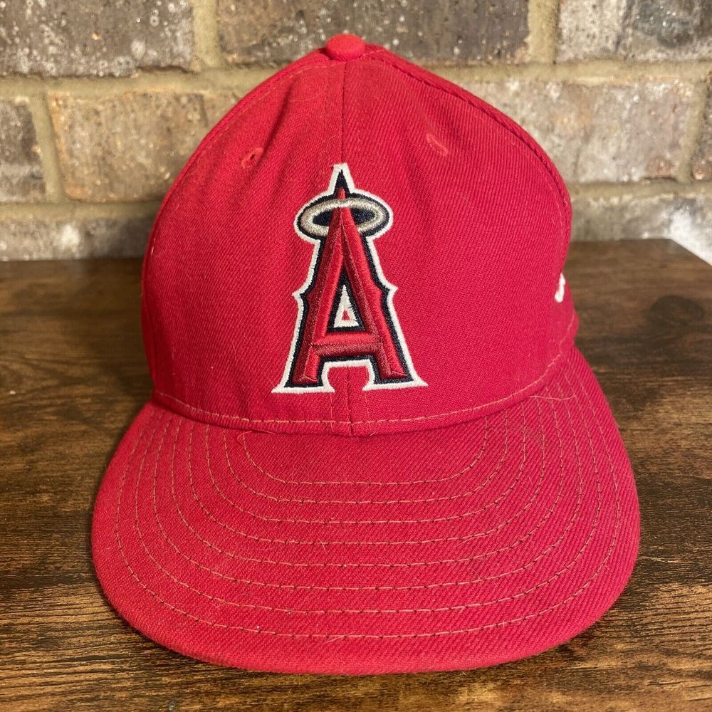 Los Angeles Anaheim Angels MLB Authentic New Era‎ 59FIFTY Fitted Hat Cap 7